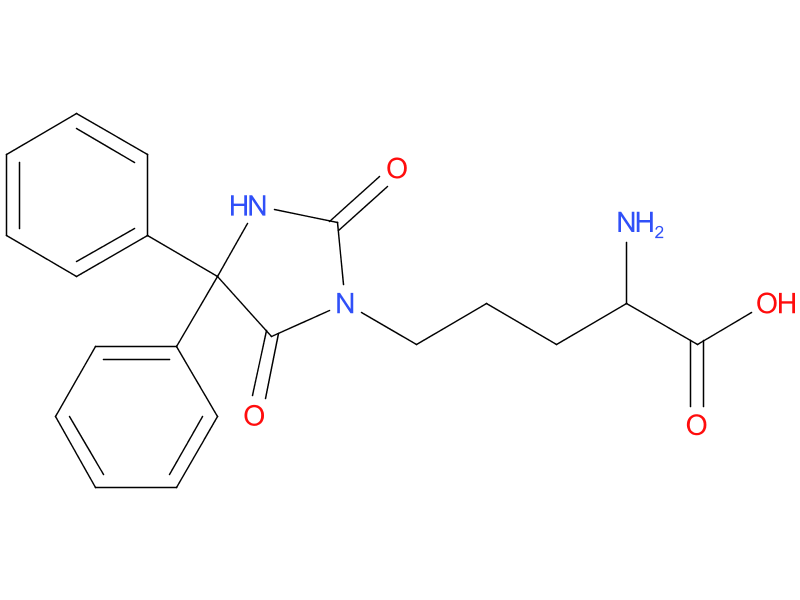 amino(diphenylhydantoin) valeric acid